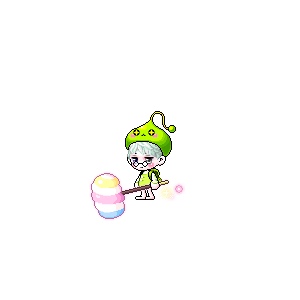 을 사용한 메이플스토리 메애기 코디