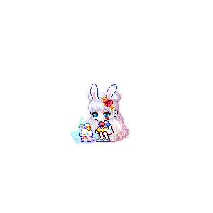 을 사용한 메이플스토리 메애기 코디