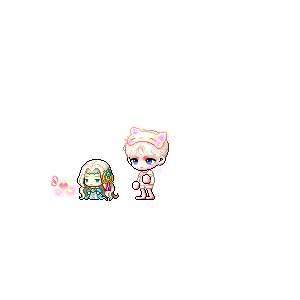 을 사용한 메이플스토리 메애기 코디